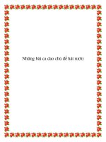 Những bài ca dao chủ đề hát ru con truyền miệng pdf