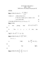 Đề Thi Học Sinh Giỏi Lớp 12 Toán 2013 - Phần 1 - Đề 11 docx
