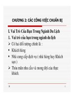 chương 2-các công việc chuẩn bị
