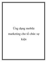 Ứng dụng mobile marketing cho tổ chức sự kiện docx