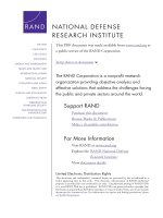 Withdrawing from Iraq- Alternative Schedules, Associated Risks, and Mitigating Strategies potx