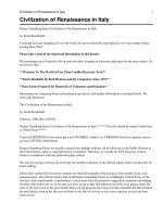 Civilization of the Renaissance in Italy pot