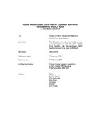 Future Development of the Higher Education Economic Development (HEED) Fund doc