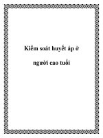 Kiểm soát huyết áp ở người cao tuổi pot
