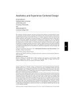 Aesthetics and Experience-Centered Design ppt