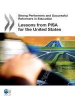 Strong Performers And Successful Reformers In Education Lessons From PISA For The United States doc