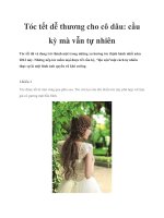 Tóc tết dễ thương cho cô dâu: cầu kỳ mà vẫn tự nhiên docx