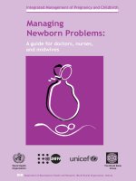Managing Newborn Problems: A Guide For Doctors, Nurses And Midwives docx