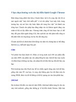 5 lựa chọn hướng web cho hệ điều hành Google Chrome docx
