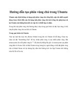 Hướng dẫn tạo phân vùng chủ trong Ubuntu pot