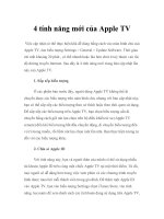 4 tính năng mới của Apple TV ppt