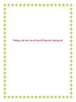 Những câu nói của bố mẹ dễ làm tổn thương bé. doc