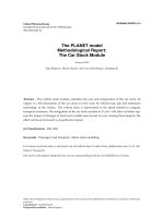 The PLANET model Methodological Report: The Car Stock Module docx