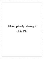 Khám phá đại dương ở châu Phi pptx