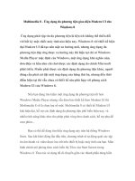 Multimedia 8 - Ứng dụng đa phương tiện giao diện Modern UI cho Windows 8 ppt