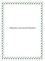 Ca dao truyền miệng trong dân gian đề tại nợ duyên - lỡ duyên potx