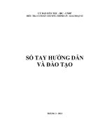 Sổ tay hướng dẫn và đào tạo pptx