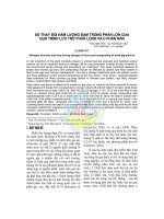 SỰ THAY ĐỔI HÀM LƯỢNG ĐẠM TRONG PHÂN LỢN QUA QUÁ TRÌNH LƯU TRỮ PHÂN LỎNG VÀ Ủ PHÂN RẮN potx
