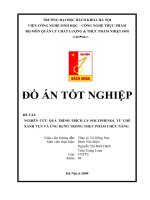 Nghiên cứu bổ sung sung polyphenol trong thực phẩm chức năng