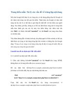 Trang kiểu mẫu: Xử lý các vấn đề về trùng lặp nội dung doc