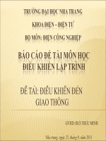 đề tài điều khiển đèn giao thông