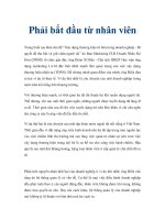 Phải bắt đầu từ nhân viên pptx