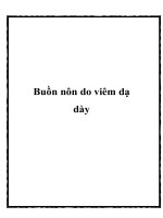 Buồn nôn do viêm dạ dày pdf