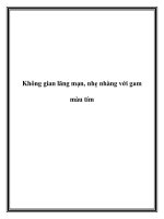 Không gian lãng mạn, nhẹ nhàng với gam màu tím ppt