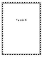 Vải điện tử ppt