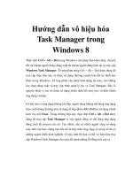 Hướng dẫn vô hiệu hóa Task Manager trong Windows 8 pdf