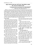 Điều trị đục bao sau thể thuỷ tinh bằng laser Nd: yag tại tuyến cơ sở pdf