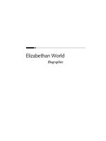 Elizabethan World Biographies pot