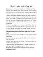 Học 2 ngôn ngữ cùng lúc pot