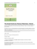 The Great Events by Famous Historians, Volume 5 pot