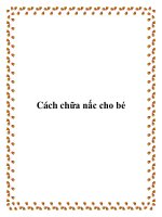 Cách chữa nấc cho bé ppt