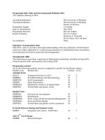 Programme title: Soils and Environmental Pollution MSc doc