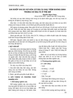 Sai khớp vai do xơ hóa cơ Delta sau tiêm kháng sinh trong cơ Delta ở trẻ em pot