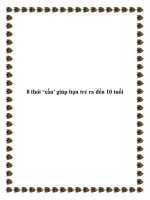8 thói ‘xấu’ giúp bạn trẻ ra đến 10 tuổi ppt