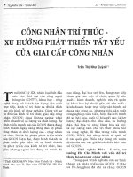 Báo cáo khoa học:Công nhân trí thức vai trò xu hướng tất yếu ppt