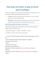 Thêm thuộc tính nofollow tự động cho liên kết ngoài trong Blogger ppt