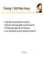 Slide bài giảng Kinh tế quốc tế - ThS.Nguyễn Thị Thu Thủy - ĐHBKHN