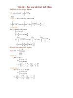 Sai lầm thường gặp khi tính tích phân pptx