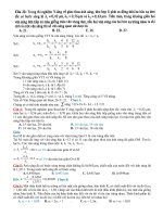 GIAO THOA VÀ TÁN SẮC ÁNH SÁNG