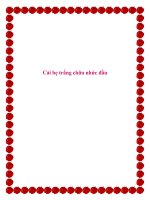 Cải bẹ trắng chữa nhức đầu. doc