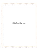 Chè đỗ xanh hạt sen pot