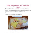 Tung tăng nhặt lá, em kết tranh xinh pdf