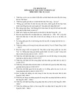 ÔN TẬP MÔN LỊCH SỬ NHÀ NƯỚC VÀ PHÁP LUẬT docx