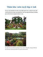 Thăm khu vườn tuyệt đẹp ở Anh potx
