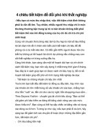 4 chiêu tiết kiệm để đối phó khi thất nghiệp pdf