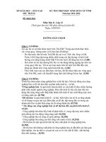 Đề thi học sinh giỏi cấp tỉnh môn địa lý - Năm học 2011-2012 doc